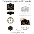 thumbnail image 6 of Big Dot of Happiness New Year's Eve - Gold - New Years Eve Party DIY Dangler Backdrop - Hanging Vertical Decorations - 30 Pieces, 6 of 8