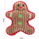 thumbnail image 2 of Juguetes de peluche navideños para perros: adorables muñecos de jengibre con sonido chirriante, juguetes interactivos para perros pequeños y cachorros., 2 of 7