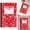 Red, variant on Campus Notebooks for School Notepads A5 Textured Sewn Binding Notebook 60 Pages Compact Journal Writing Notebook Red Marble Pattern Cover