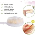 thumbnail image 2 of Brosse pour le dos avec long manche - Brosse de douche ergonomique avec poils sopales - Pour toutes les Parties du corps, 2 of 5
