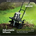 thumbnail image 5 of Sun Joe 8-Amp Corded Electric Garden Tiller and Soil Cultivator Machine for Yard, 12-Inch, 5 of 13
