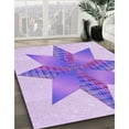 thumbnail image 2 of Ahgly Company Indoor Square Patterned Blossom Pink Area Rugs, 8' Square, 2 of 6