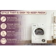 thumbnail image 5 of L'Baiet Irene Multi-Color Distressed Washable 4 ft. x 6 ft. Fabric Area Rug, 5 of 6
