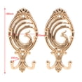 thumbnail image 4 of 2pcs s de Aleación de Zinc con Usos Múltiples con Cola de Decoración de Ropa de Sombrero de Pared Oro Macarena Ganchos de uso múltiple, 4 of 7