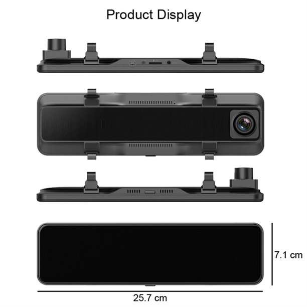 11.26 Inch Cam 2.5K Touch Screen Car DVR stream media Camera
