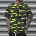 thumbnail image 5 of Hvyesh Big and Tall Shirts Mens Camo Graphic Tees Baggy Short Sleeve Crewneck Pullover Tops Summer Shirts for Men, 5 of 5