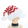 thumbnail image 3 of Moyic Gorros de Papá Noel, gorro de Navidad cálido y llamativo, gorros de Navidad de felpa transpirables amigables con la piel, gorros de Kits de decoración para fiestas, 3 of 6
