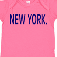 thumbnail image 4 of Inktastic New York in Blue Text Boys or Girls Baby Bodysuit, 4 of 5