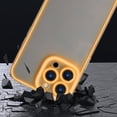 thumbnail image 3 of Compatible with iPhone 15 Pro Case Clear Luminous Case Glow in The Dark Noctilucent Luminous Space Nebula Slim Fit Cover Protective Anti Scratch Cases Thin Translucent Protective Case Orange, 3 of 12