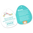 thumbnail image 3 of Malvaviscos de peluche originales Shasta Peach Bigfoot, 30 cm, 3 of 7