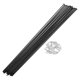 thumbnail image 1 of Ofertas Únicas 20 Conjuntos de Radios de Bicicleta Rectos de 14G Radios de Rueda de Bicicleta de Tirón Recto Acero al Carbono Negro-245mm, 1 of 7