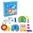 thumbnail image 3 of Wooden Lace Animal Threading Toy Preschool Learning Educational Toy Gift Set, 3 of 8