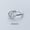 Capricorn, variant on MATROOY Silver Color 12 Constellations Zodiac Sign Opening Ring Women Wedding Jewelry-Pisces