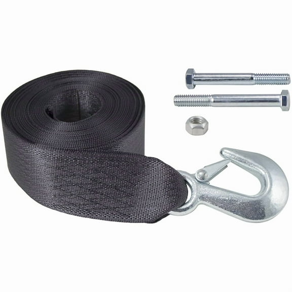 Dutton-Lainson 6249 20 ft Heavy Duty Winch Strap with Hook