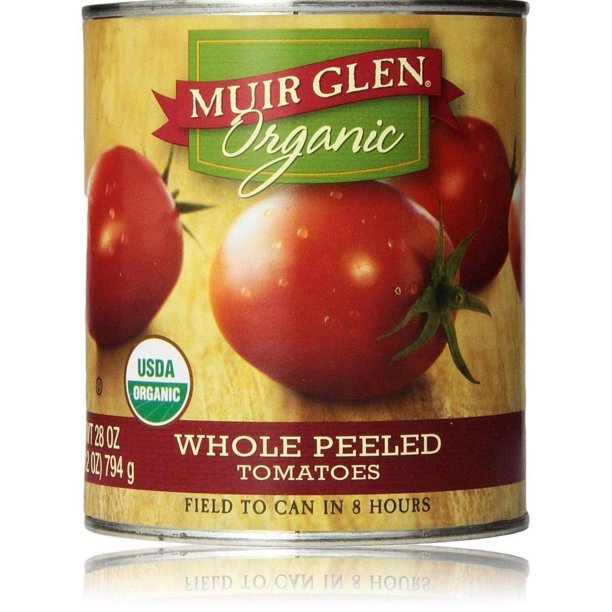 Muir Glen Organic Peeled Whole Tomatoes, One 28 Oz Can