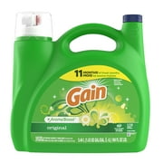 Gain Liquid Laundry Detergent, Original Scent, 184 fl oz, 128 Loads