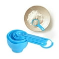 thumbnail image 4 of SKISUNO 7Ud Kit De Medición Para Cocina Plástico Azul Con Marcas Grabadas Resistentes, 4 of 7