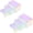 (3"x4"x5")Colorful Risers, variant on Cerpourt 2 Sets Acrylic Display Risers(3",4",5") Clear Product Stand,Cupcakes Holder Dessert Transparent Showcase Stands, Candy Bar Risers, Lifts for Figures