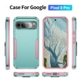 thumbnail image 7 of ELEHOLD Case for Google Pixel 9 / 9 Pro, Dual Layer Shockproof Rugged Military Grade Slim Case,H, 7 of 7