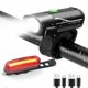thumbnail image 1 of Fiudx Faro Delantero para Bicicleta Recargable Por Usb, Luz Led Brillante de 350 M Lúmenes, 5 Modos de Iluminación, Diseño Impermeable, Accesorio para Conducción Nocturna, Fácil Instalación, Incluye, 1 of 7