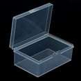 thumbnail image 4 of Caja de Plástico Rectangular de Plástico Transparente con Tapa Caja de Almacenamiento Colección, 4 of 8