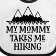 thumbnail image 4 of Inktastic Hiker Mommy Takes Me Hiking Boys or Girls Baby Bib, 4 of 4