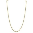 thumbnail image 2 of Auriga Fine Jewelry 10K Yellow Gold 2.5 mm Regular Rope Chain Necklace for Women 16", 2 of 6