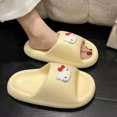 thumbnail image 3 of Zapatillas de Hello Kitty para mujer, zapatos de plataforma Kawaii Sanrio, sandalias de playa de Eva, chanclas de interior Silenciosas Para el hogar, 3 of 4