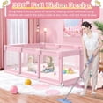thumbnail image 4 of Parque infantil Jaobeem Pink, grande, 74 x 50 cm, para interiores y exteriores, 4 of 7
