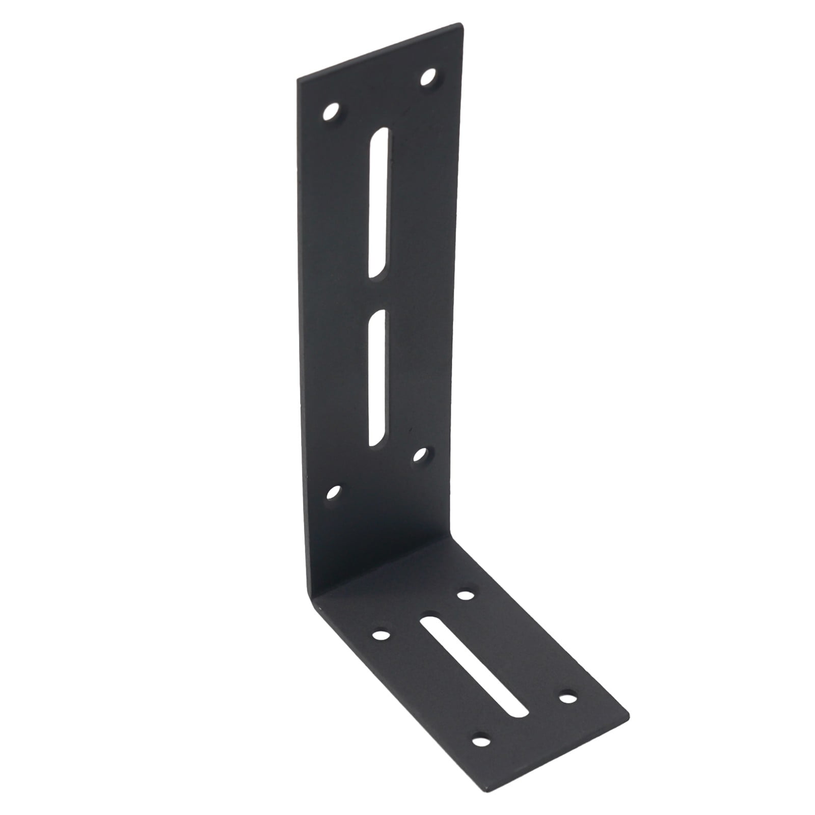 Lylong Home Essentials 1Pcs Heavy Duty Industrial L Shape Adjustable Corner Shelf Brackets Black