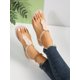 thumbnail image 3 of Stylish Casual Hoop Thong Roman Style Flat Sandals, 3 of 4