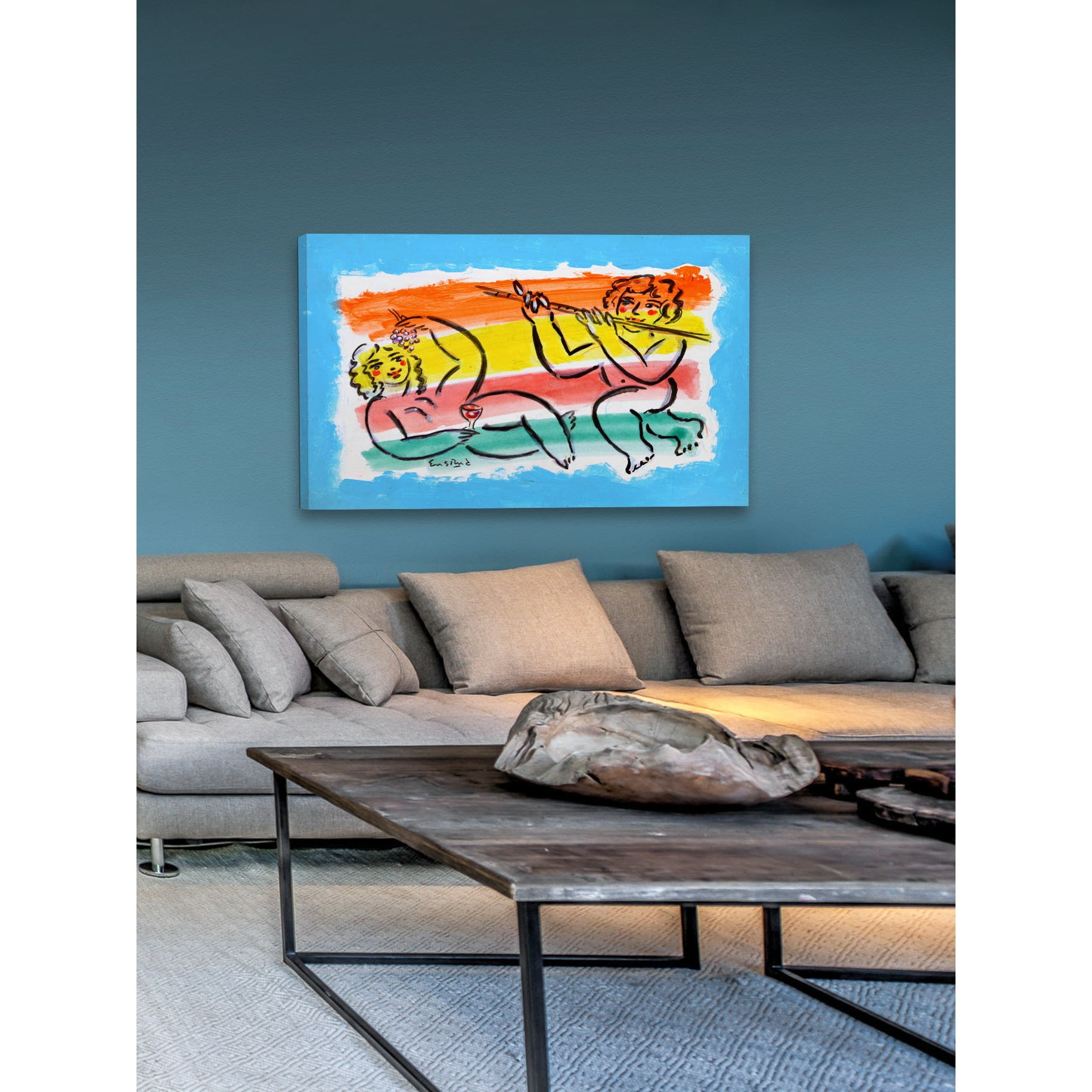 "Adonis and Venus" Painting Print on Wrapped Canvas