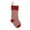 Burgundy-B, variant on Odeerbi Christmas Socks For Decoration Letter Printed Stocking Wool Pendant Gift Bag R