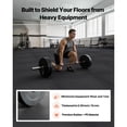 thumbnail image 2 of KFFKFF Puzzle Exercise Mat, 24 PCS Fitness Mats, 24 x 24 x 0.56 in, Durable EVA Foam Gym Flooring Set, Interlocking Soft Tiles, Protective Floor Padding for Home, Gym, Office, Black, 2 of 9