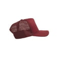 thumbnail image 4 of Top Headwear Men's Blank Rope Trucker Foam Mesh Plain Hats, 2PC Wine, 4 of 4