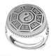 thumbnail image 1 of Mantra de nueve caracteres de la suerte del Tai Chi Personalidad Cara ancha Anillo viejo dominante, 1 of 5