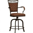 thumbnail image 1 of Hillsdale Bridgetown 44.5" Metal Contemporary Counter Stool in Aged Bronze/Brown, 1 of 2