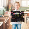 thumbnail image 6 of First Day of School Board Sign 11"x14" Double Sided Reusable and Erasable 1st First & Last Day Chalkboard Sign with 7 Liquid Chalk Markers Photo Prop Gift Back to School Supplies DIY Board for Kinder, 6 of 11