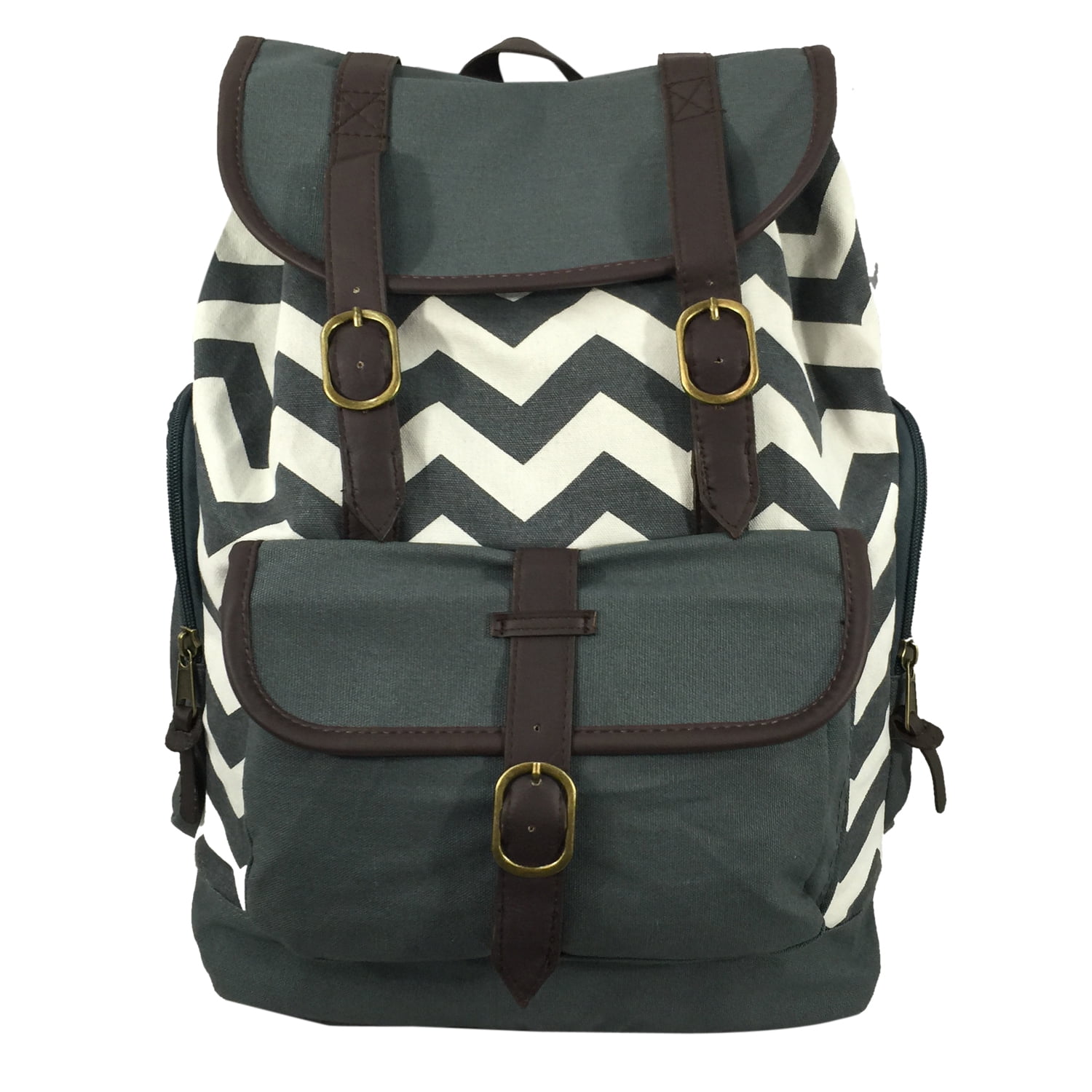 Laptop Bookbag Canvas Daypack Casual Cotton Backpack College School Bag