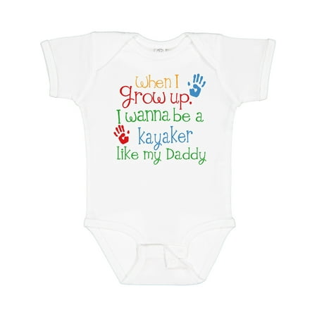 

Inktastic Kayaker Like Daddy Gift Baby Boy or Baby Girl Bodysuit