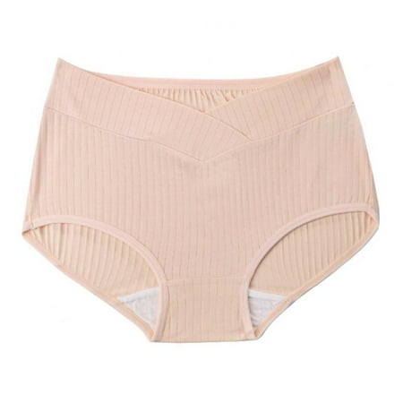 

Womens Cotton Maternity Underwear Briefs for Pregnant Ribbed Pregnancy Underwear Ladies Intimates Postpartum Underwear