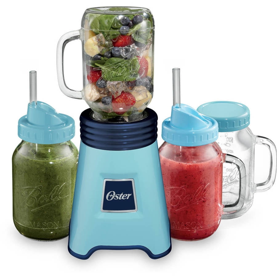 Oster Fresh Blend N' Go Mason Jar Blender with MultiUse Accessories