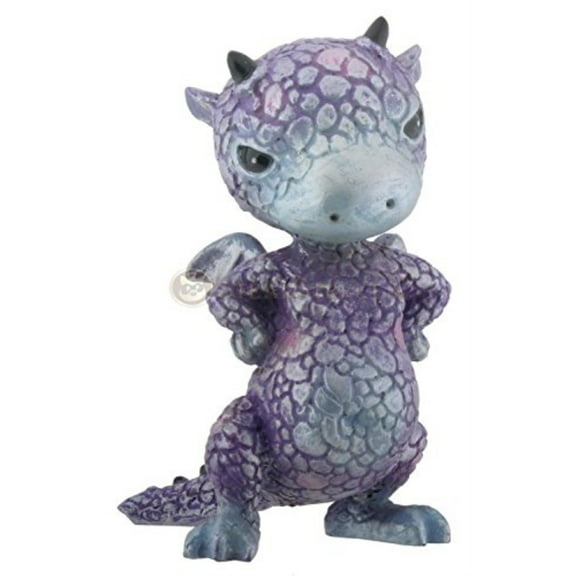 Mythical Purple Baby Surly Dragon Fantasy Figurine