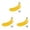 Yellow 3 Packs, variant on Stainless Steel Banana Shaped Flask For Alcohol Whiskey Portable Liquor Container With Leakproof Cap