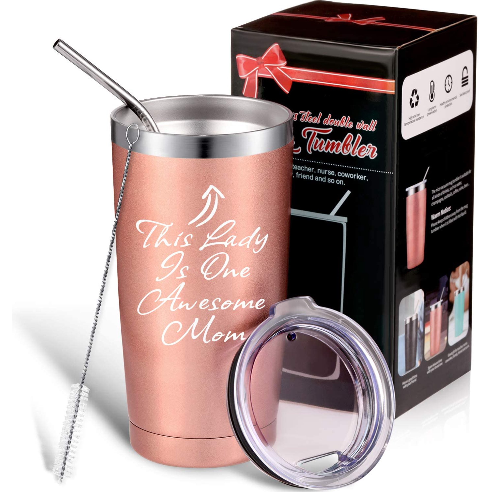 Mug Isotherme 20oz Cadeau Maman - Garde Chaud Et Froid Longtemps