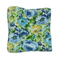 thumbnail image 2 of 19-inch Squared Patterned Spun Polyester Tufted Dining Chair Cushions (Set of 2) 94005-2CH-REO-65, 2 of 2