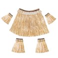 thumbnail image 1 of Conjunto de Disfraces Unisex Sunnimix paja Falda hawaiana de Hula, 1 of 8