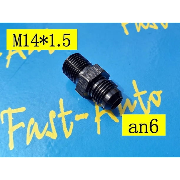Male M14 P1.5 M14*1.5 M14 x 1.5 to-6an an6 adapter male adapter coupler~2073