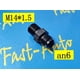 thumbnail image 1 of Male M14 P1.5 M14*1.5 M14 x 1.5 to-6an an6 adapter male adapter coupler~2073, 1 of 1