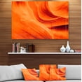 thumbnail image 3 of Designart 'Orange Upper Antelope Canyon ' Landscape Photography Metal Wall Art, 3 of 5